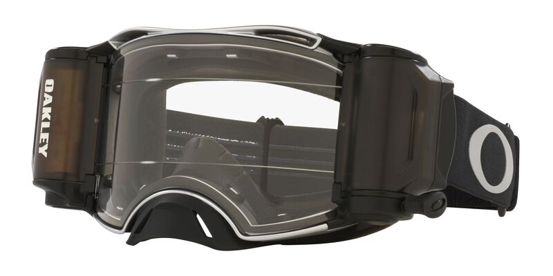 Gafas OAKLEY Airbrake MX - Tuff Blocks Black Gunmetal Race-Ready Roll-Off / Lente transparente Negro