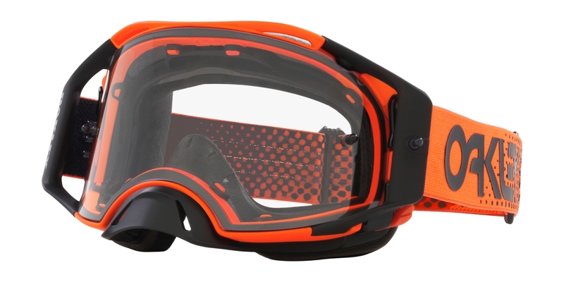 Gafas OAKLEY Airbrake MX - Moto Orange B1B Lente transparente