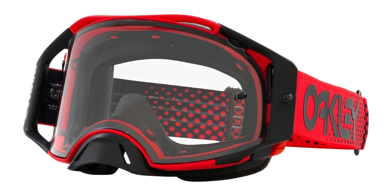 [OO7046-E1] Gafas OAKLEY Airbrake MX - Moto Red B1B Lente transparente
