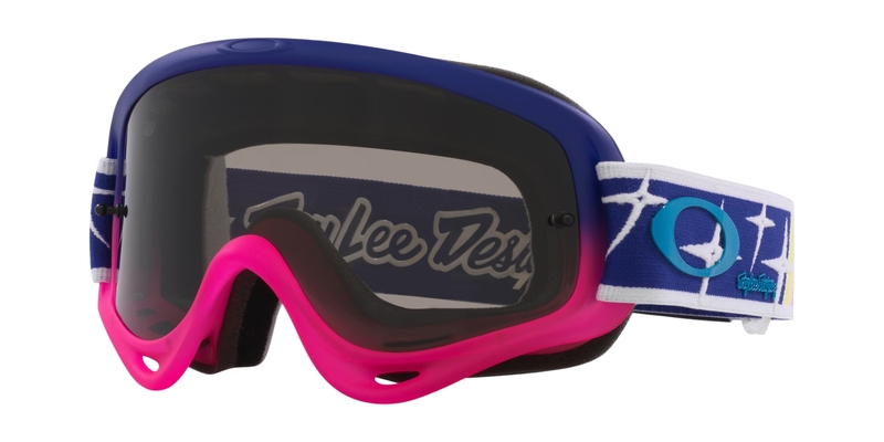 Gafas OAKLEY O-Frame MX - TLD Speed Stars / Lentes Ahumado oscuro Azul