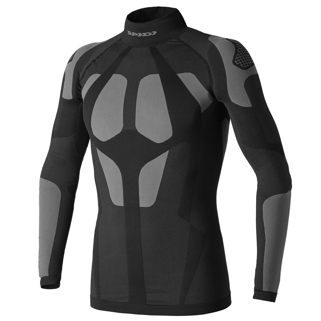 Camiseta Spidi Seamless - Negro/Gris