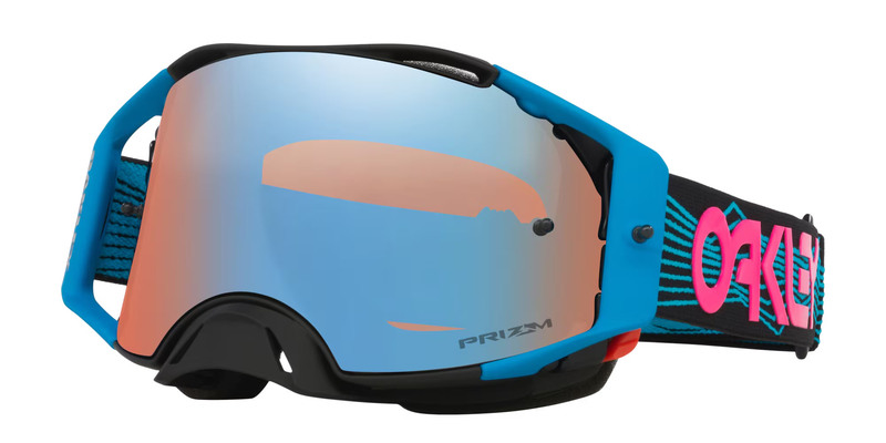 [OO7046-H0] Gafas OAKLEY Airbrake MX - Blue Wired Lente Prizm MX Sapphire Iridium