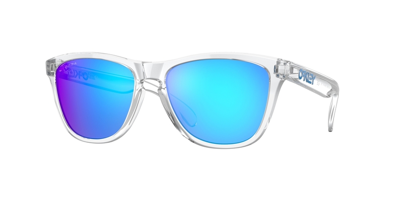 Gafas de Sol OAKLEY Frogskins S Crystal Clear - Lentes Prizm Sapphire