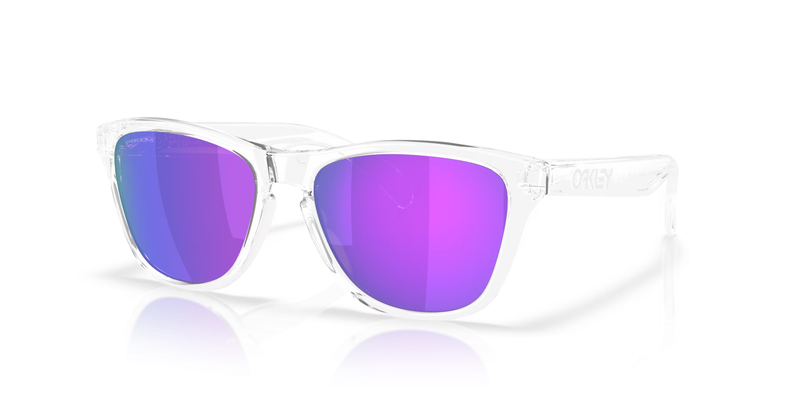 Gafas de Sol OAKLEY Frogskins S Polished Clear - Lentes Prizm Violet