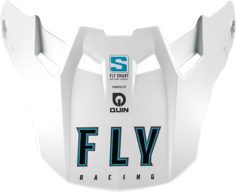 Visera FLY RACING para casco Formula S Carbon Solid - Blanco