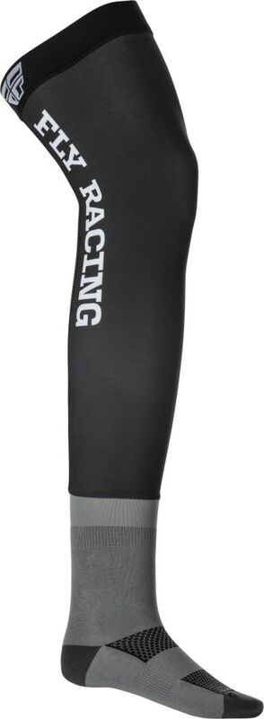 Calcetines para rodilleras FLY RACING Knee Brace - Negro / Gris / Blanco