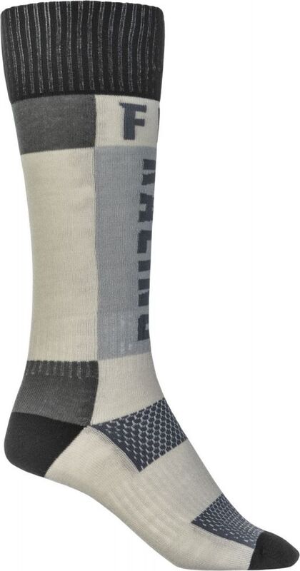 Calcetines FLY RACING MX (gruesos) - Gris / Negro