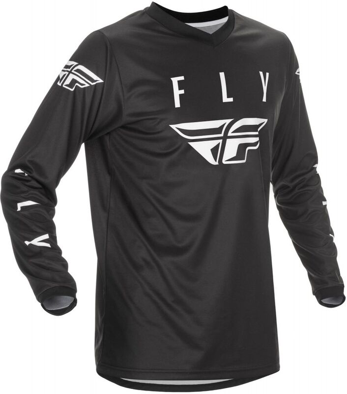 FLY RACING Fly Universal Jersey Black/White Lg