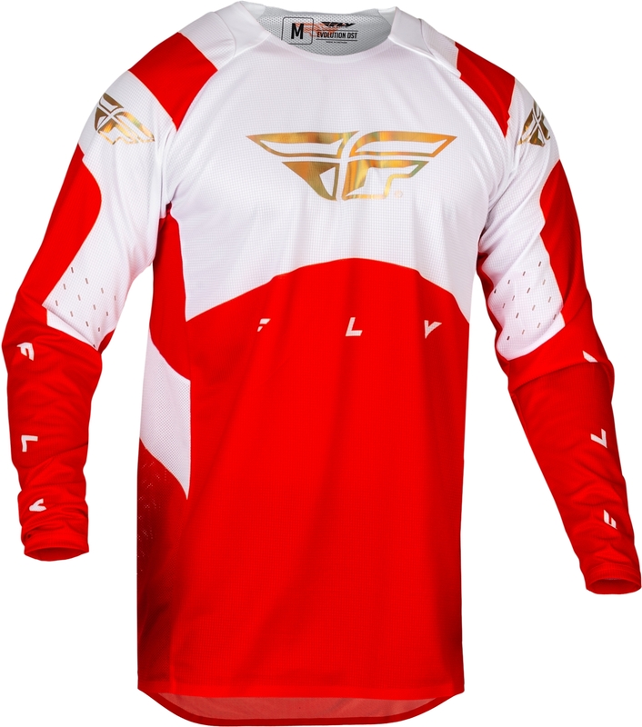 Camiseta FLY RACING Evolution DST L.E. Podium - Rojo / Blanco / Iridium Red