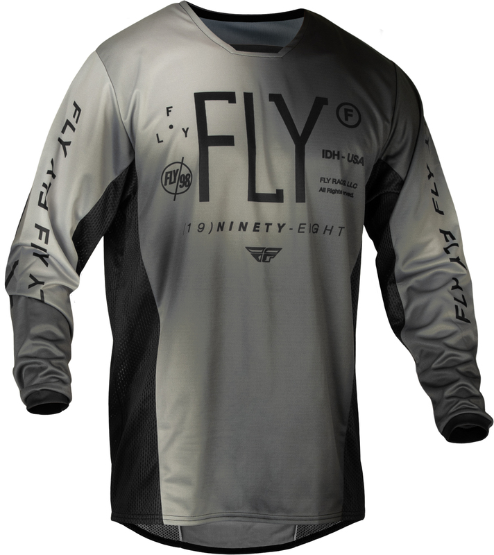 Camiseta infantil FLY RACING Kinetic Prodigy - Negro / Gris claro