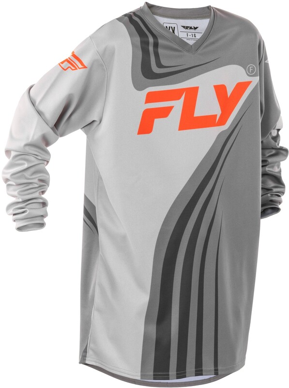 Camiseta infantil FLY RACING F-16 - Gris / Naranja