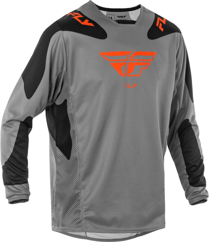 Camiseta FLY RACING Kinetic SYM - Gris / Naranja / Negro
