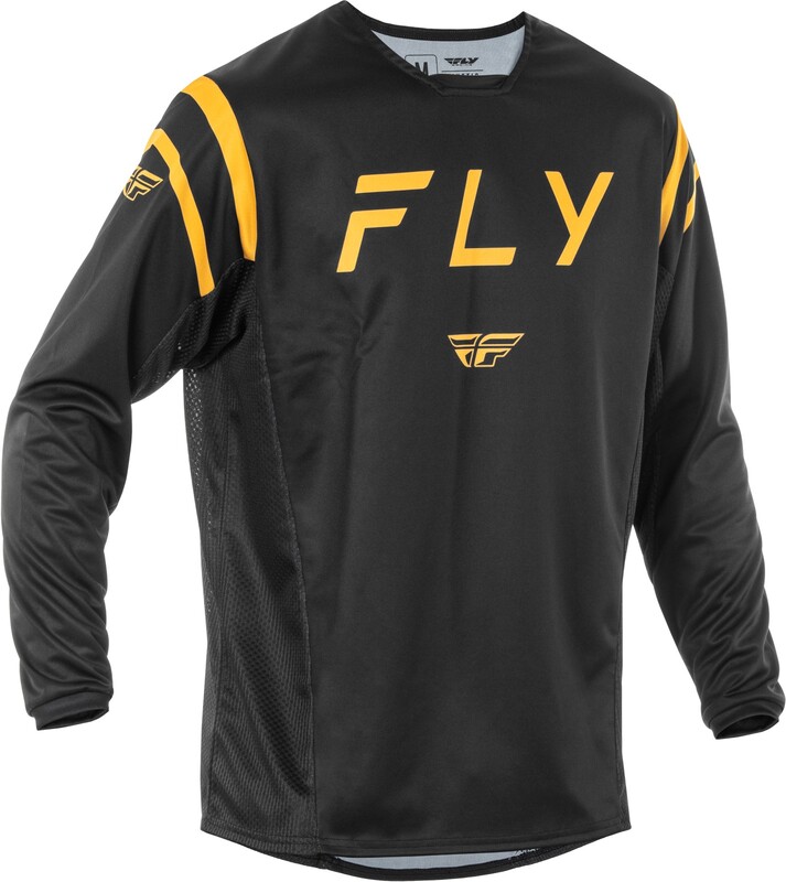 Camiseta FLY RACING Kinetic Center - Negro / Oro