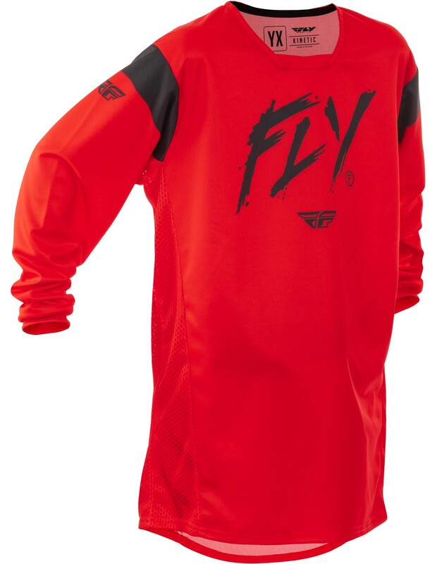 Camiseta infantil FLY RACING Kinetic Stoke - Rojo / Negro