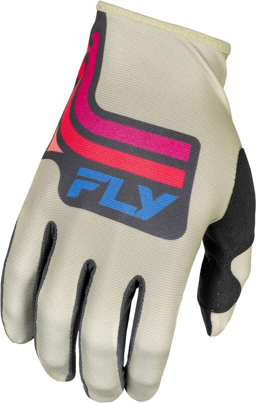 Guantes FLY RACING Lite S.E. Vice - Gris claro / Rosa / Coral