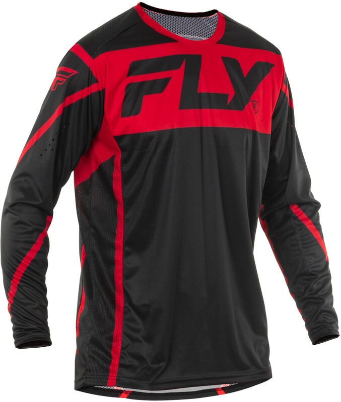 Camiseta FLY RACING Lite - Negro / Rojo