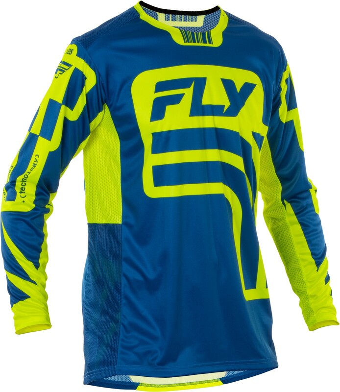 Camiseta FLY RACING Lite L.E. Lancer - Navy / Hi-Vis
