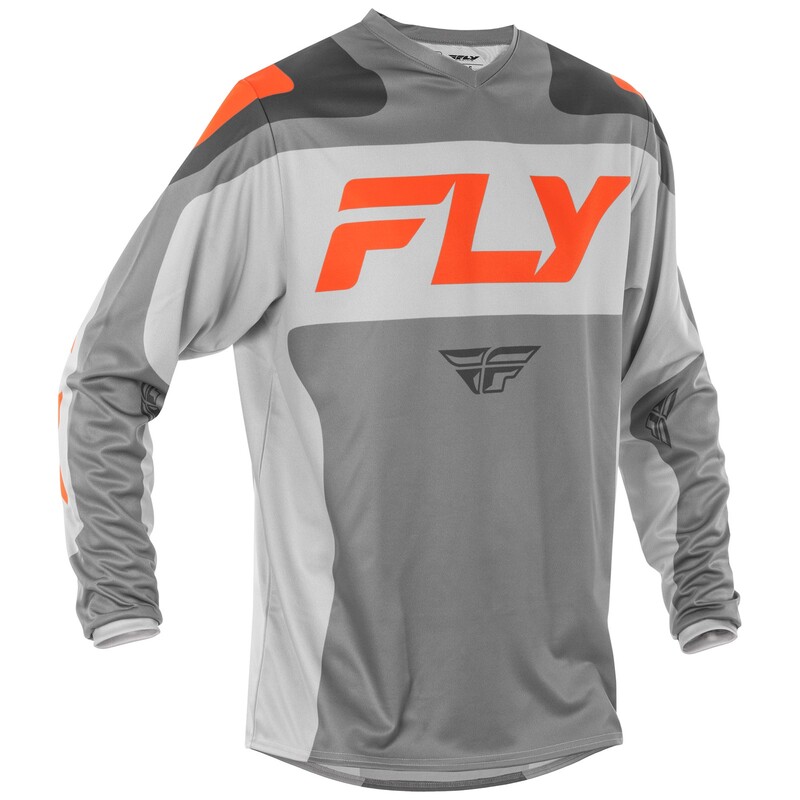 Camiseta FLY RACING F-16 - Gris / Naranja