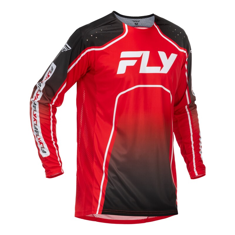Camiseta MTB FLY RACING Rayce - rojo/negro/blanco
