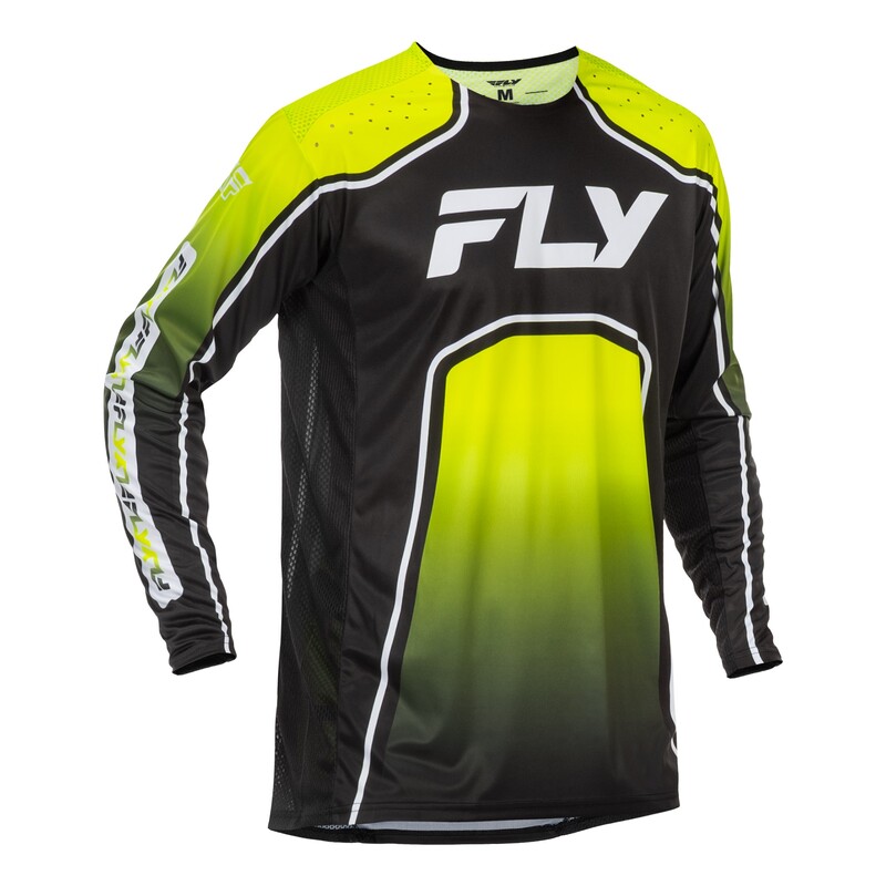 Camiseta MTB FLY RACING Rayce - Lime/negro/blanco