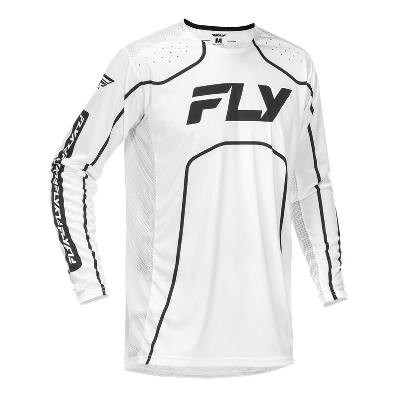 Camiseta MTB FLY RACING Rayce - blanco/negro