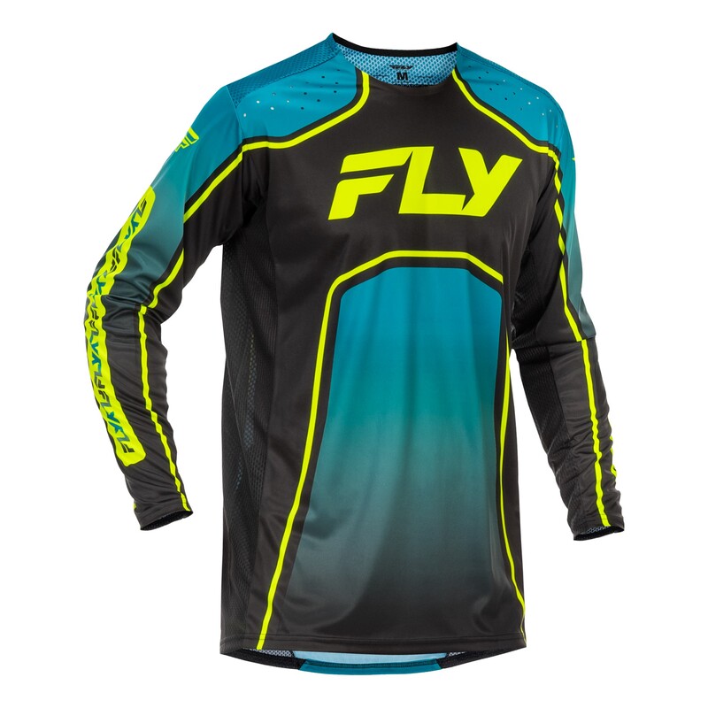 Camiseta MTB FLY RACING Rayce - Teal/negro/Lime