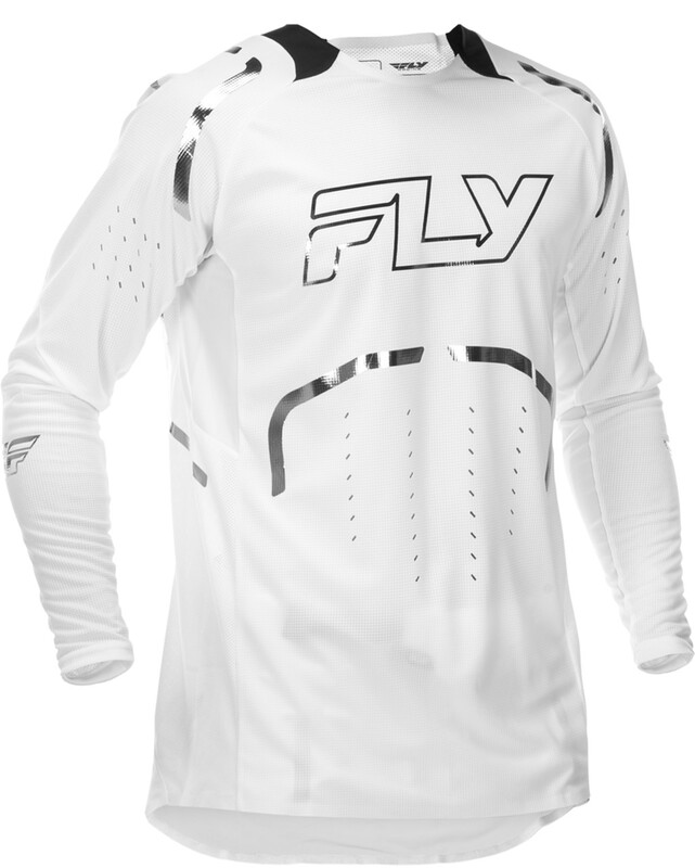 Camiseta FLY RACING Evolution DST Flash LE - blanco/plateado