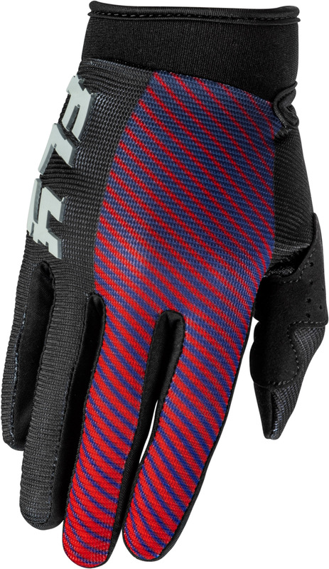 Guantes infantiles FLY RACING F-16 - negro/rojo/violeta