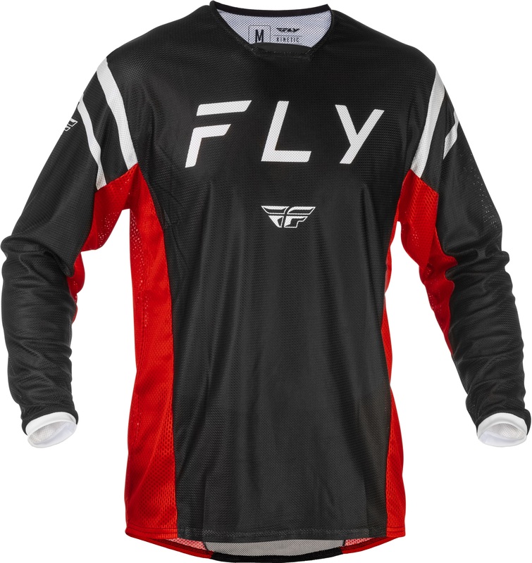 Camiseta FLY RACING Kinetic Mesh - Negro / Rojo