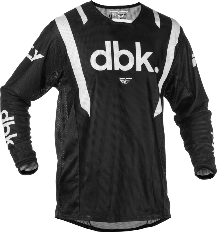 Camiseta FLY RACING Kinetic Mesh DBK - Negro / Blanco