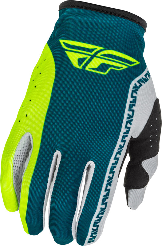 Guantes FLY RACING Lite - gris/Lime/Teal