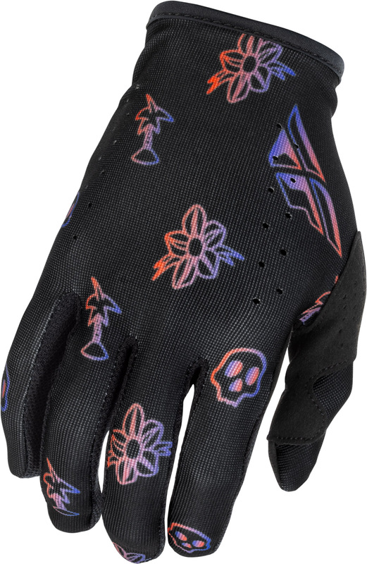 Guantes FLY RACING Lite Outline Special Edition - negro/rojo/violeta