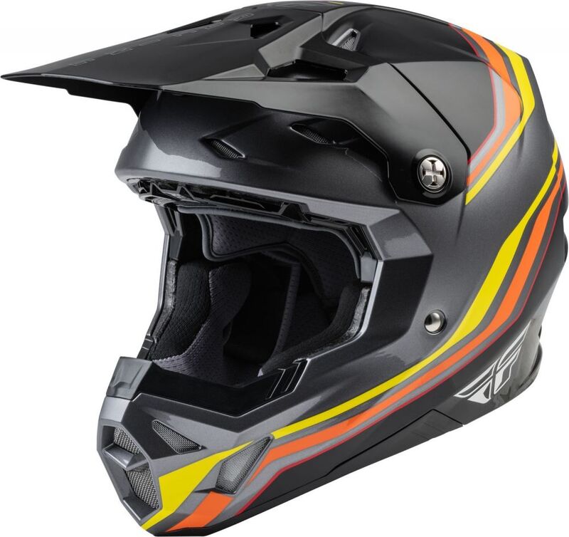 [73-0024X] FLY RACING Formula CP S.E. Speeder Helmet Black/Yellow/Red XL