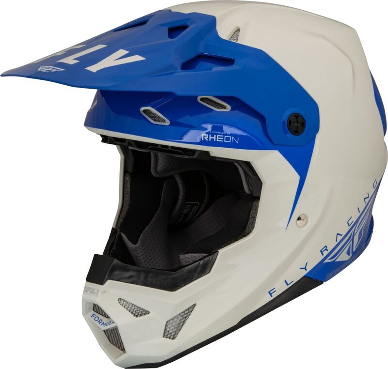 [73-0032S] Casco FLY RACING Formula CP Slant - Gris / Azul (S, S)