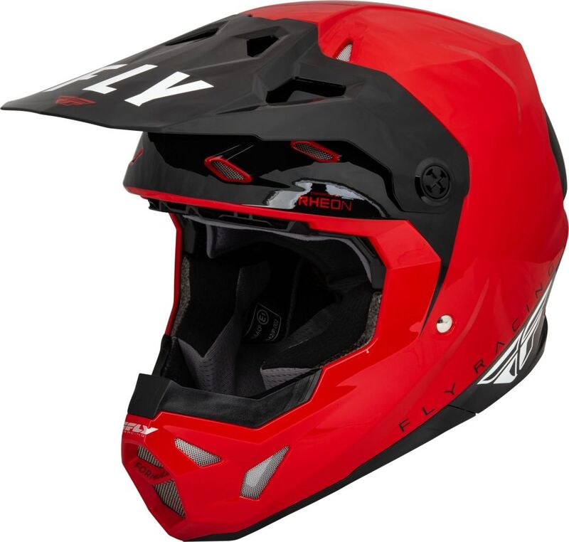 Casco FLY RACING Formula CP Slant - Rojo / Negro / Blanco