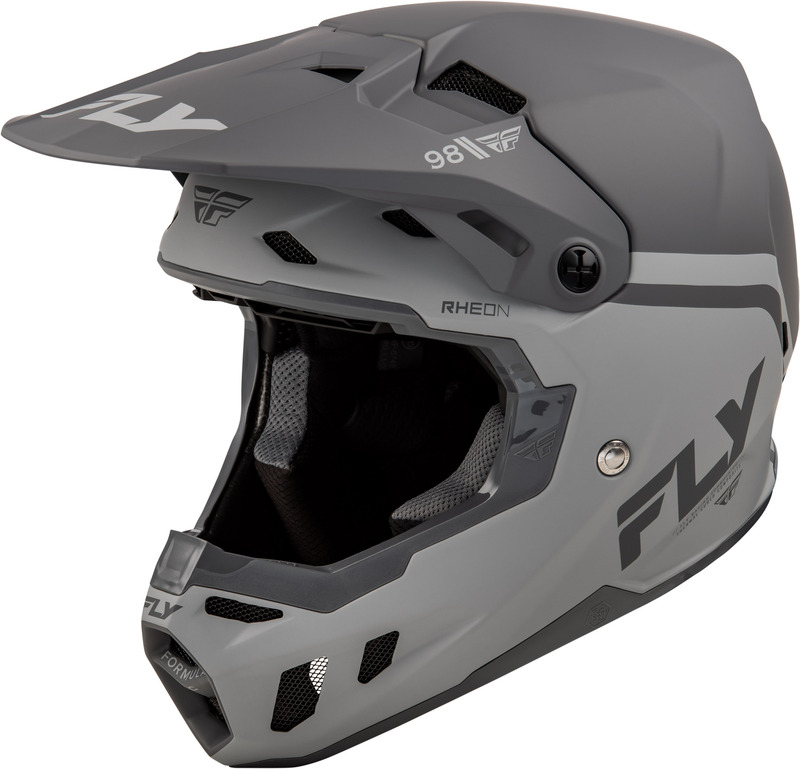 Casco FLY RACING Formula CC Objective - negro/gris