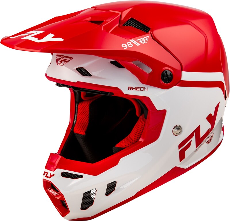 Casco FLY RACING Formula CC Objective - Rojo / Blanco