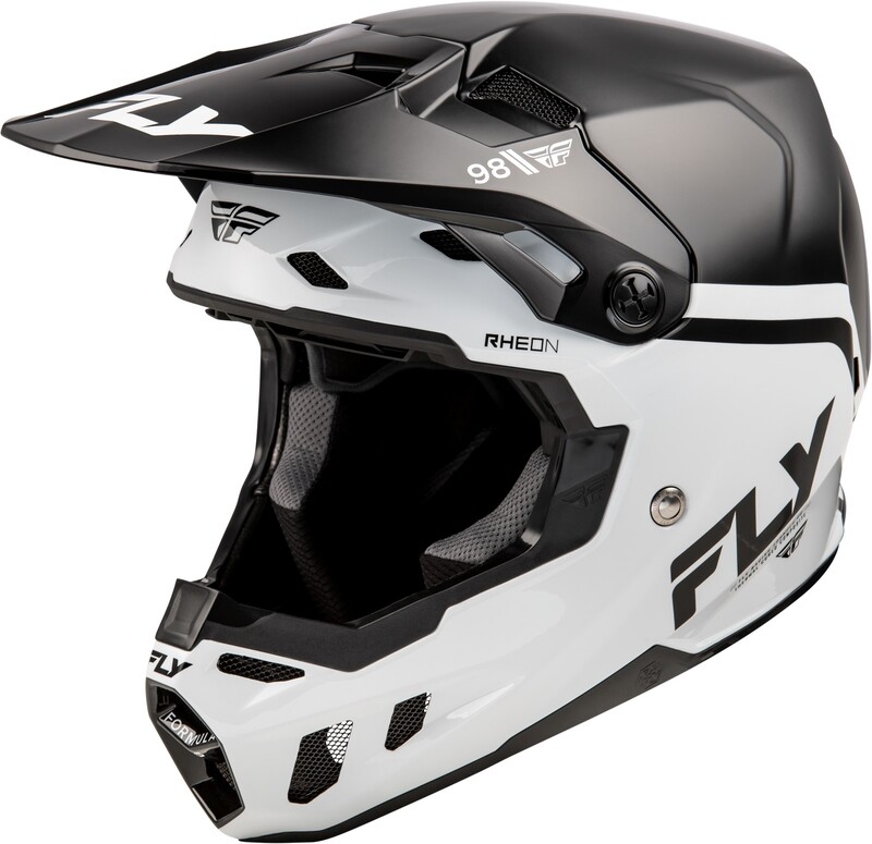 Casco FLY RACING Formula CC Objective - Negro / Blanco