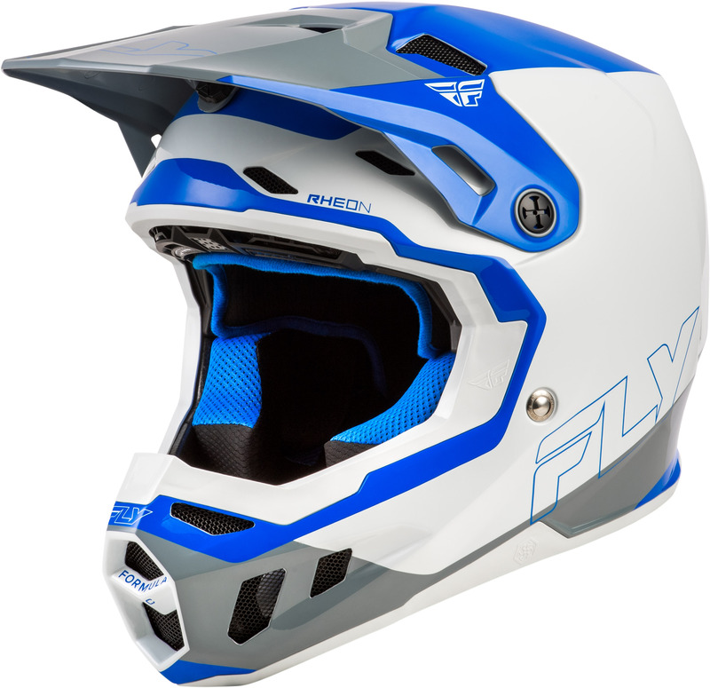 [73-4354S] Casco FLY RACING Formula CC Glide - azul/gris (S)