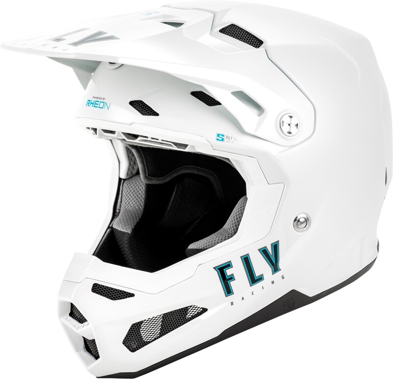 Casco FLY RACING Formula S Carbon Solid - Blanco