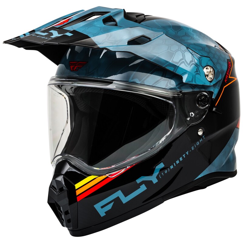 [73-7030S] Casco FLY RACING Trekker Kryptek Conceal - Pizarra / Negro / Rojo (S)