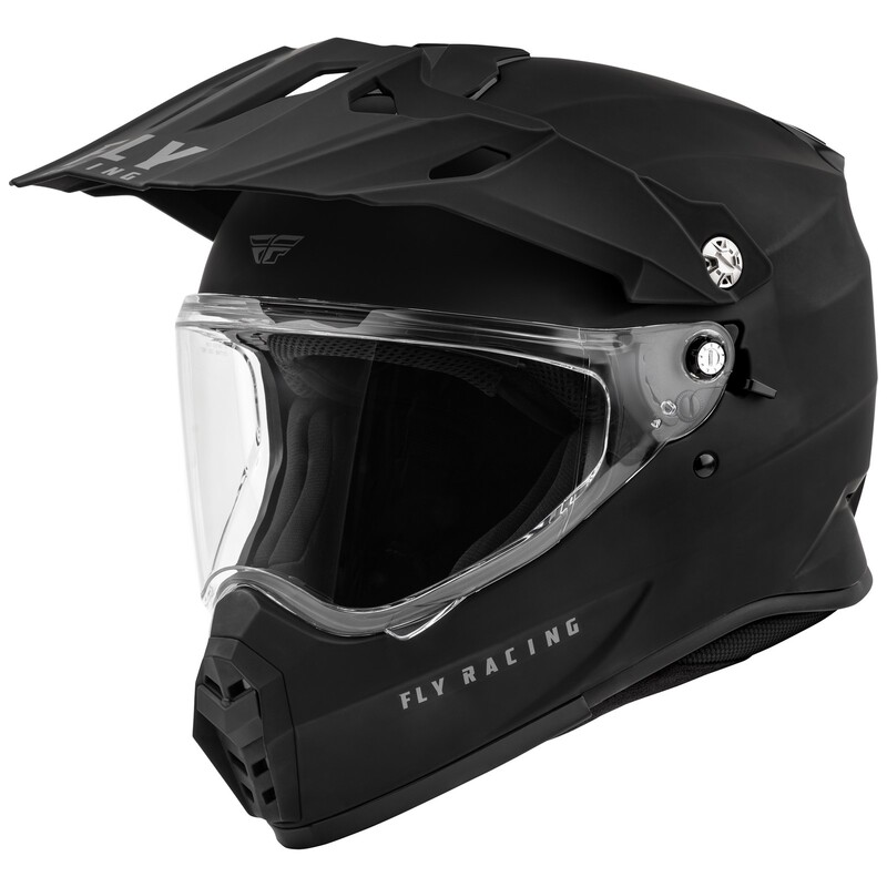 [73-7036XS] Casco FLY RACING Trekker Solid - Negro mate (XS)