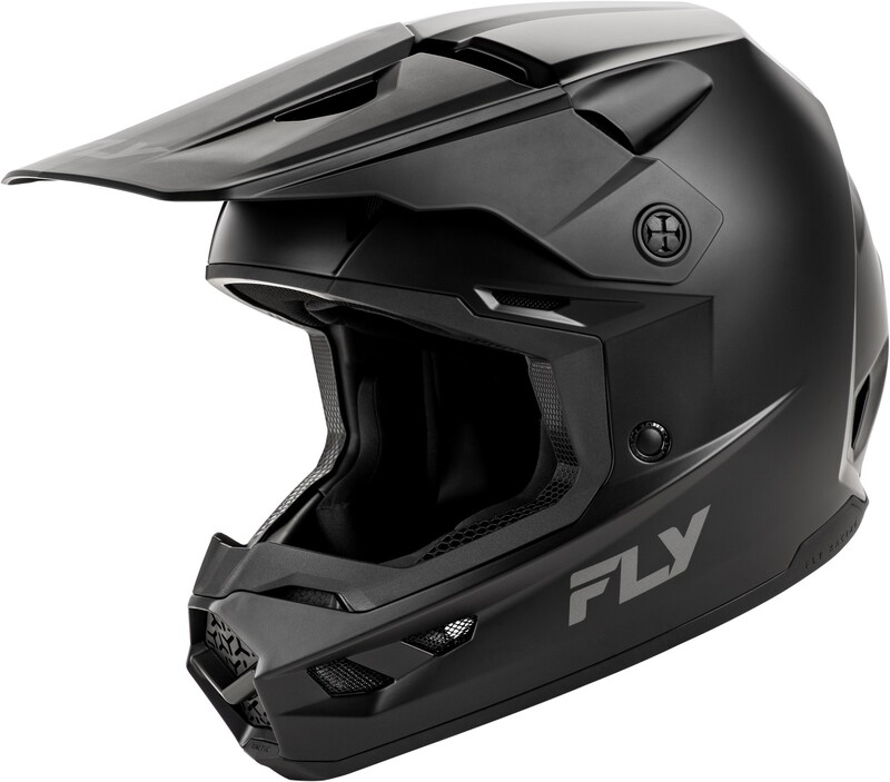 [73-8673YS] Casco FLY RACING Kinetic Solid - Negro mate (YS)