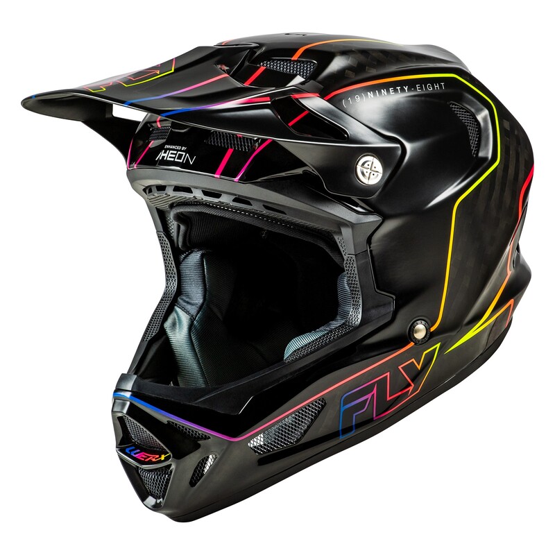 Casco MTB FLY RACING Werx-R Carbon Flow - negro/multi