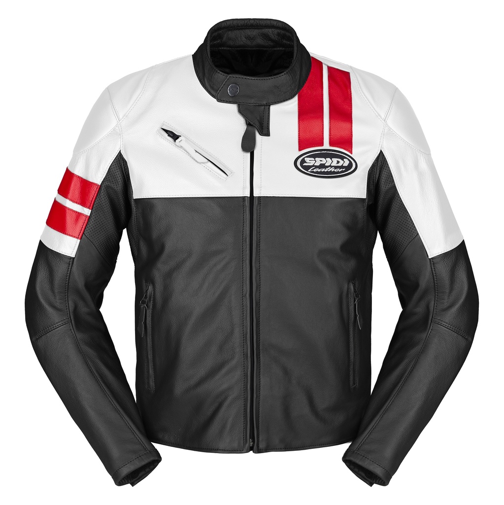 Chaqueta Spidi Roar - Blanco/Negro/Rojo