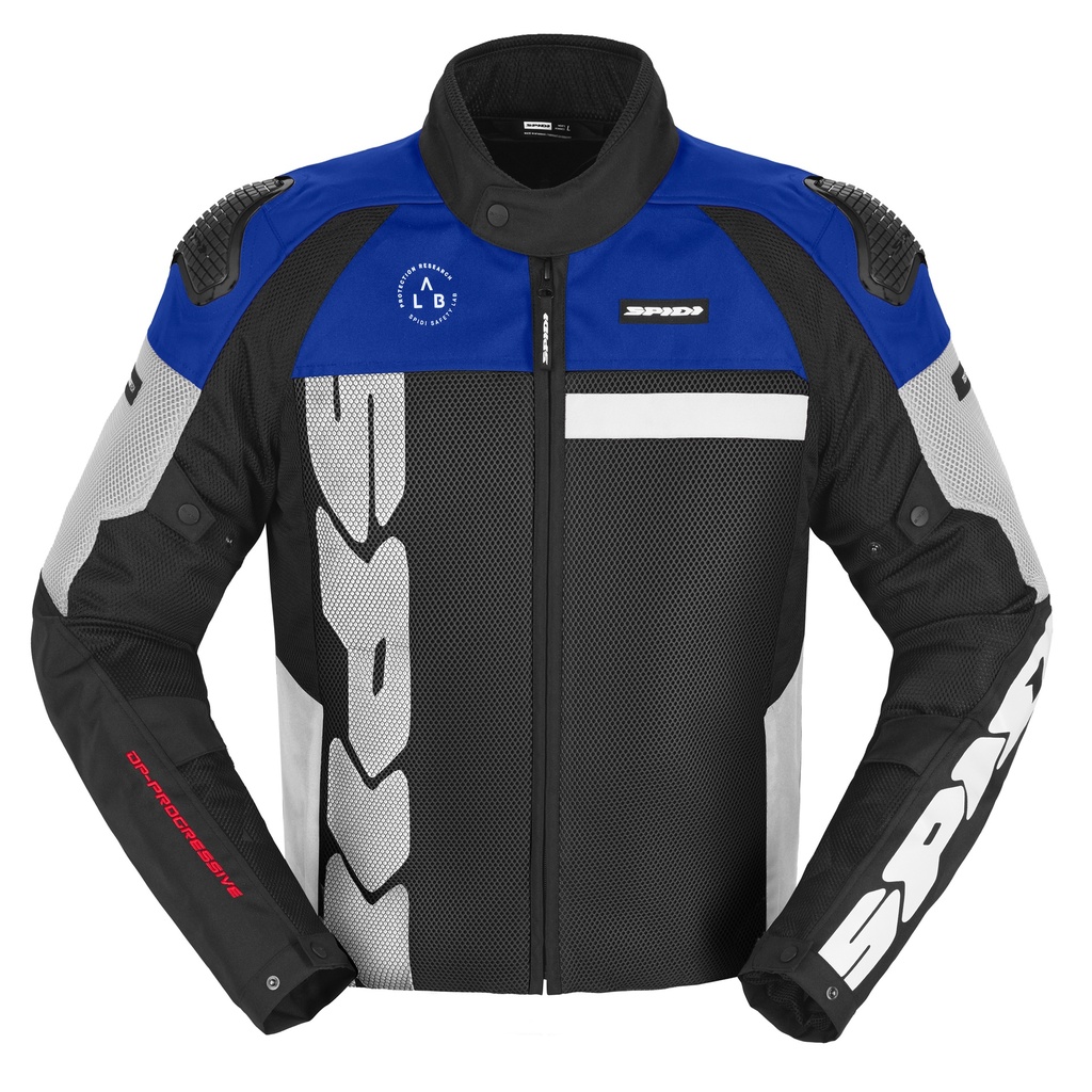 Chaqueta Spidi Progressive NET Windout - Blanco/Azul Claro