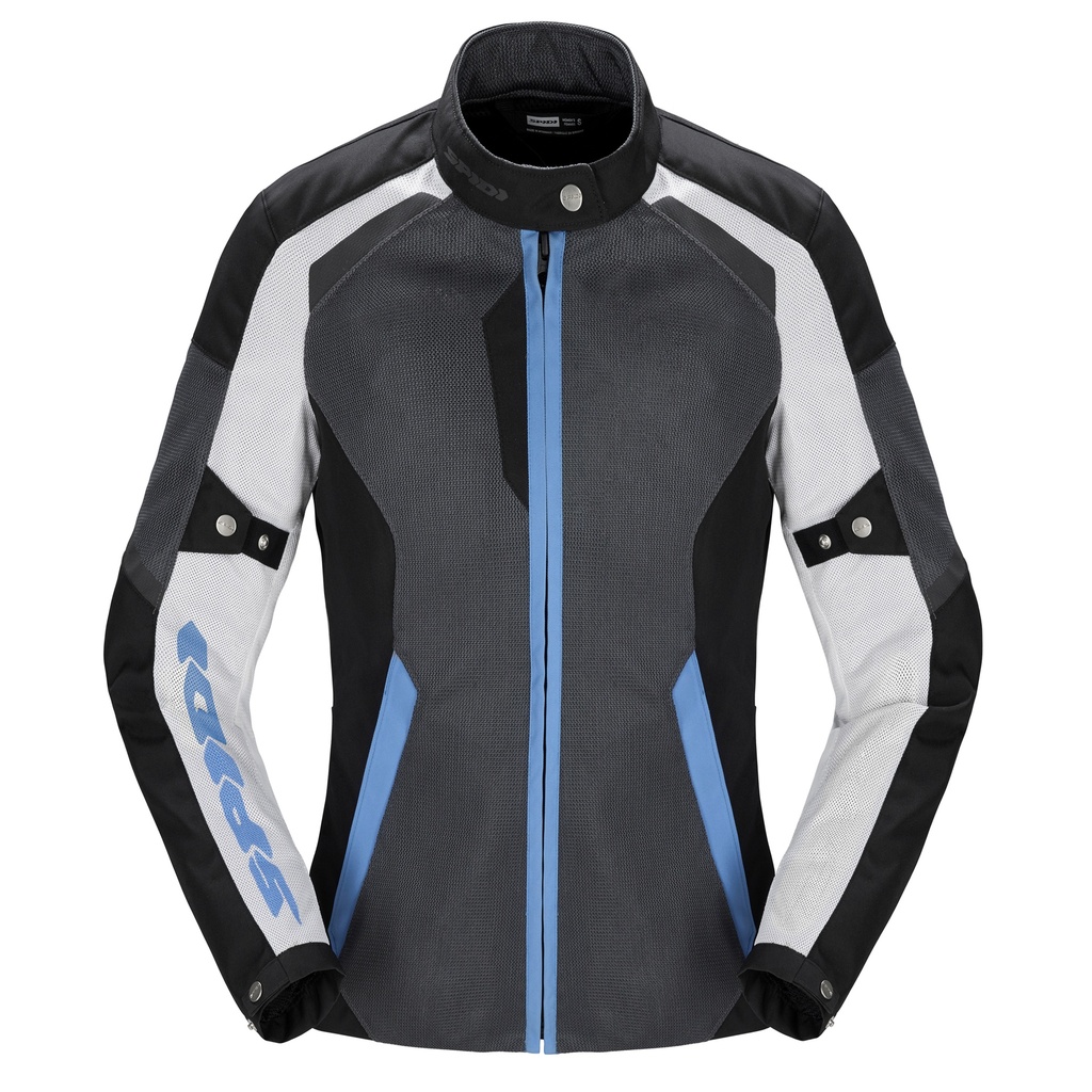 Chaqueta Spidi TEK NET Lady - Gris/Blanco/Provenza