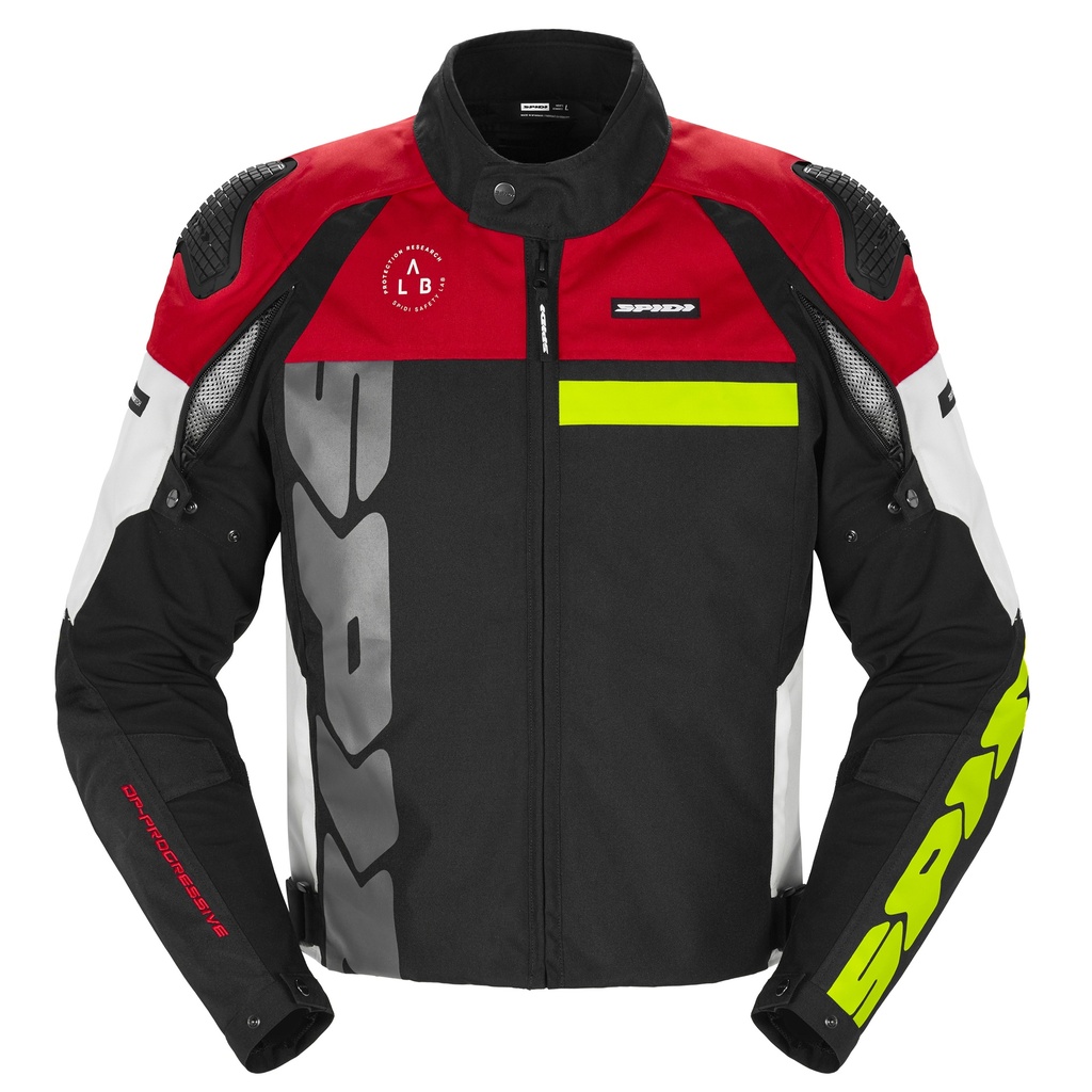 Chaqueta Spidi Progressive TEX - Blanco/Rojo