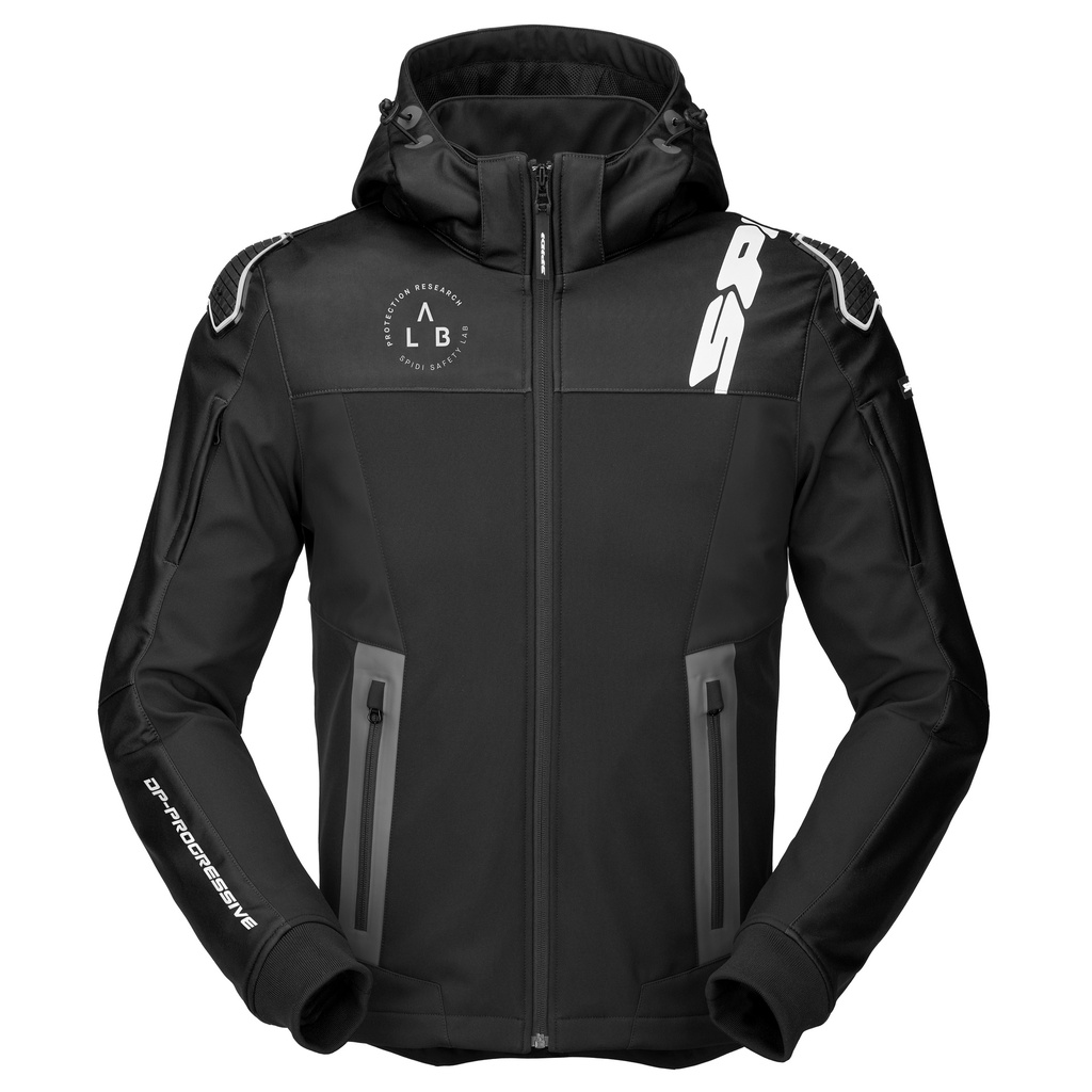 Sudadera Spidi Warrior - Negro/Blanco