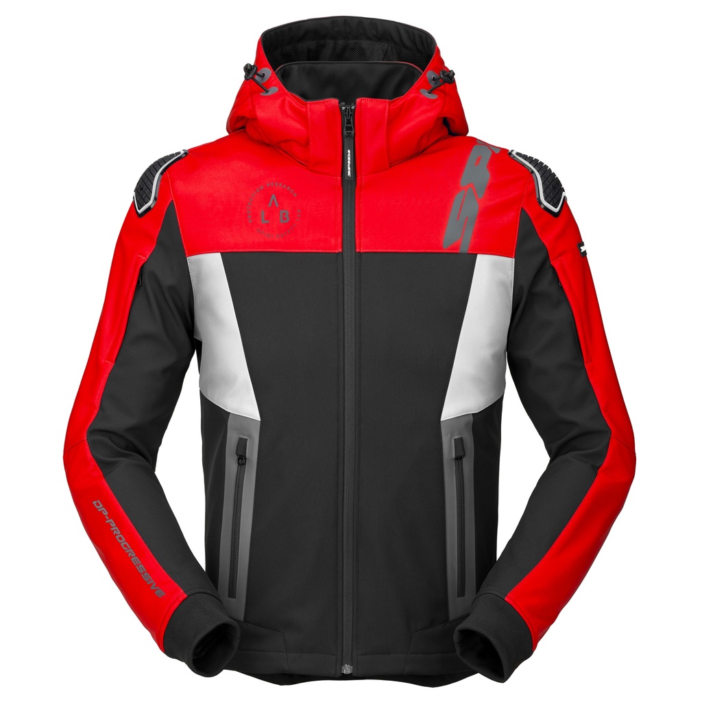 Sudadera Spidi Warrior - Negro/Rojo/Blanco